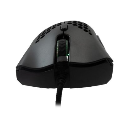 Miš BARACUDA BGM-031 Coral, RGB, optički, 12800dpi, crni
