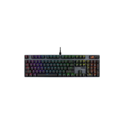 Tipkovnica ASUS ROG Strix Scope II X, RGB, mehanička, ROG NX Snow V2 switch, US Layout, crna, USB