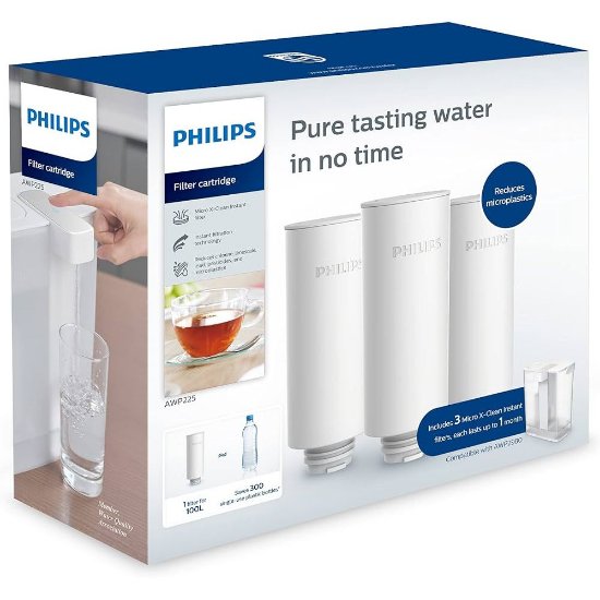 Filter za vodu PHILIPS AWP225/31, za vrč AWP298, 3 komada