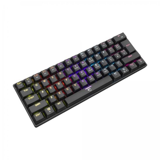 Tipkovnica WHITE SHARK GK-2022 Shinobi, LED, Plavi switch, mehanička, crna, USB