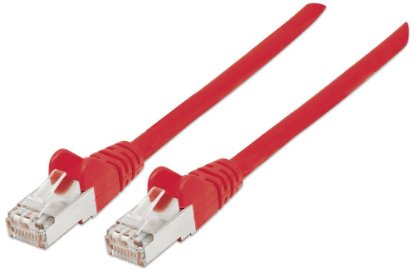 Kabel INTELLINET, patch CAT6a, S/FTP, crveni, 0.5m