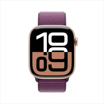 Pametni sat APPLE Watch S10 GPS, 46mm Rose Gold Alu Case with Plum Sport Loop