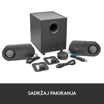 Zvučnici LOGITECH Z407 2.1, BT, crni
