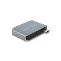 Adapter DELOCK, USB-C (M) na 3.5mm (Ž), sivi