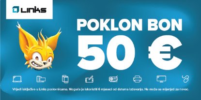 Poklon bon LINKS 50,00€