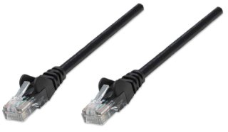 Kabel INTELLINET, patch CAT6, U/UTP, crni, 7.5m