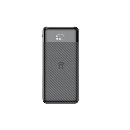 Mobilni USB punjač VEGER L11, LED, 10000 mAh, crni