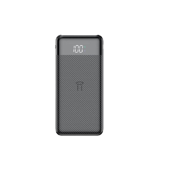 Mobilni USB punjač VEGER L11, LED, 10000 mAh, crni