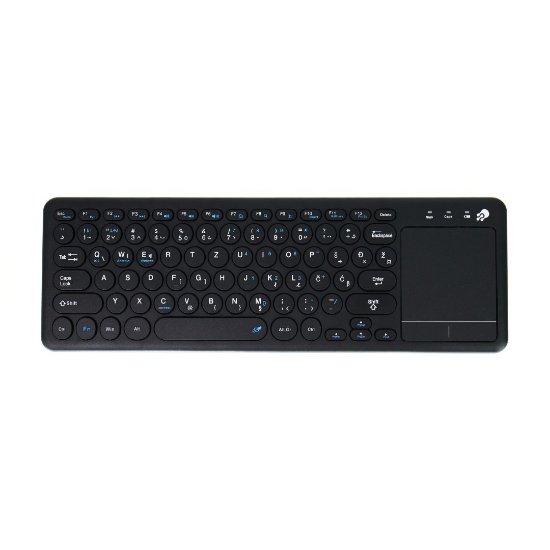 Tipkovnica OCTIO K100WBT, crna, WiFi, bluetooth