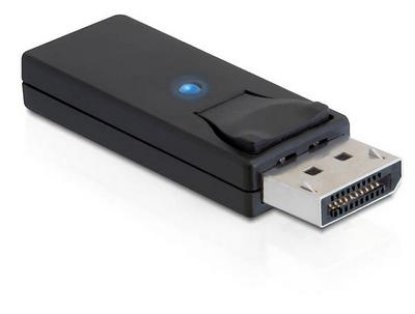 Adapter DELOCK, DisplayPort (M) na HDMI (Ž) LED