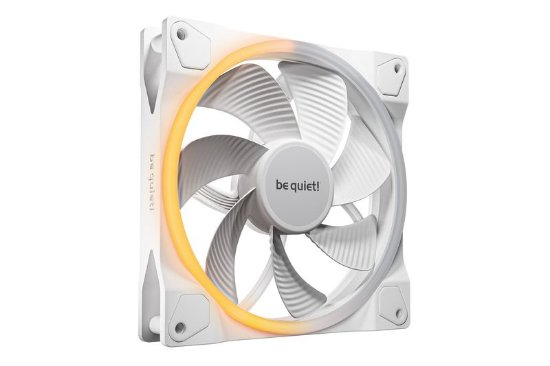 Ventilator BE QUIET Light Wings Reverse, PWM, RGB, 140mm, 1300 okr/min, bijeli