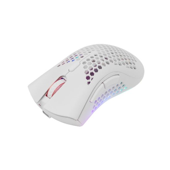 Miš WHITE SHARK Lionel, RGB, optički, bežični, 10000dpi, bijeli