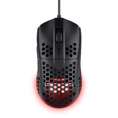 Miš TRUST GXT928 Helox, RGB, optički, 6400dpi, crni