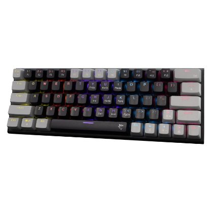 Tipkovnica WHITE SHARK GK-002111V2 Wakizashi-2, RGB, crveni switch, mehanička, US/HR, crno-siva