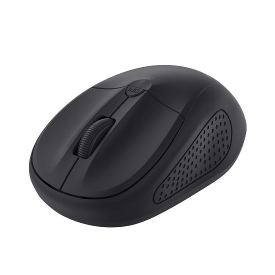 Miš TRUST Primo, optički, 1600dpi, bežični, USB, mat crni