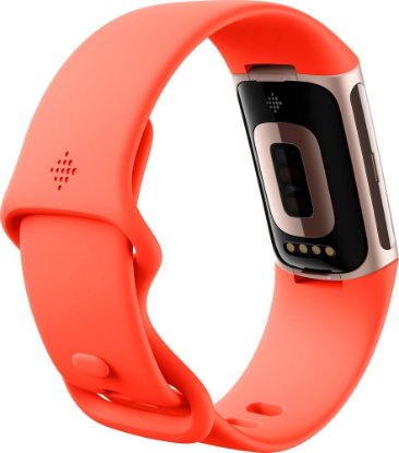 Slika Narukvica FITBIT Charge 6, HR, GPS, Google Wallet, Coral/Champagne Gold