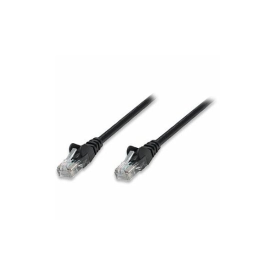 Kabel INTELLINET, patch CAT5e, U/UTP, crni, 20m