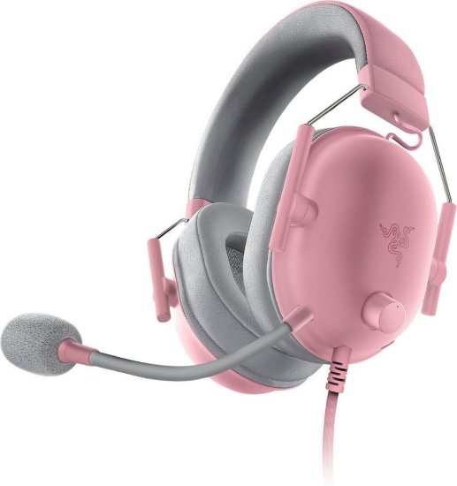 Slušalice RAZER Blackshark V2 X Quartz, roze
