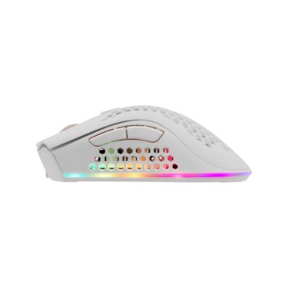 Miš WHITE SHARK Lionel, RGB, optički, bežični, 10000dpi, bijeli