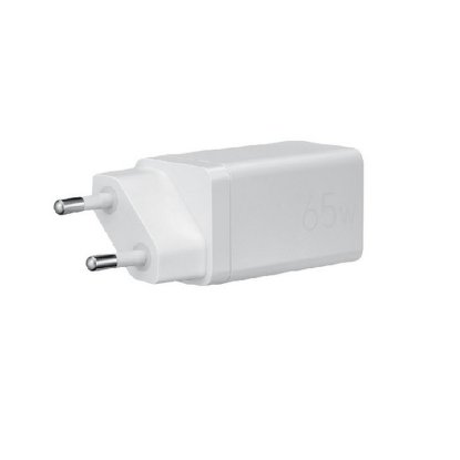 Kućni punjač ASUS AC65-05 GaN, 65W PD, 2xUSB-C, kabel, bijeli