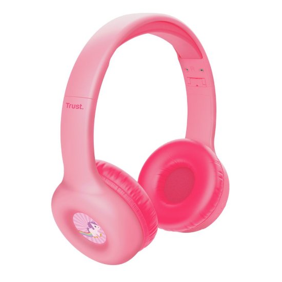 Slušalice TRUST Nouna Wireless, dječje, BT, bežične, roze