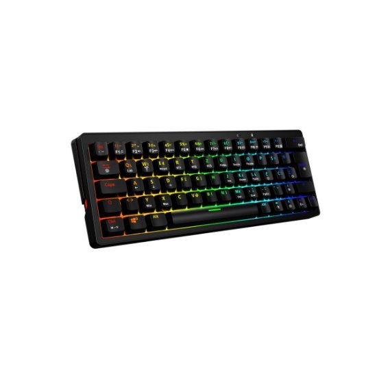 Tipkovnica EPOCH Kari, RGB, mehanička, bežična, BT, UK/HR layout, crna, USB