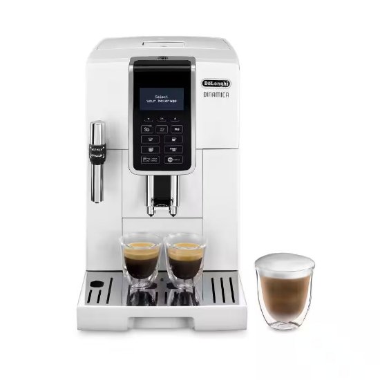 Aparat za kavu DE'LONGHI ECAM350.35.W, Dinamica, 1450W, 15 bara, 1,8 l, bijeli