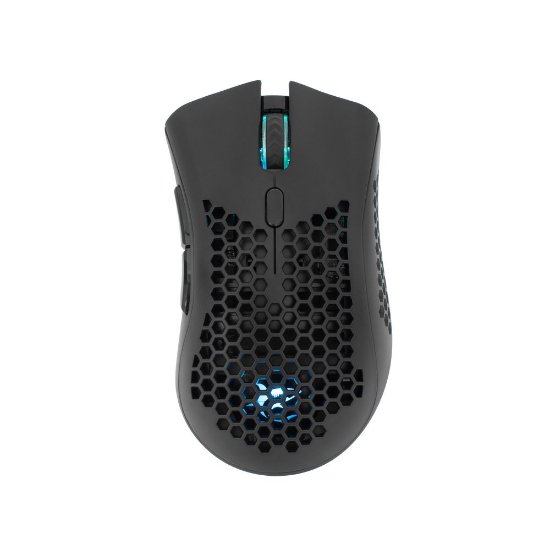 Miš WHITE SHARK Lionel, RGB, optički, bežični, 10000dpi, crni