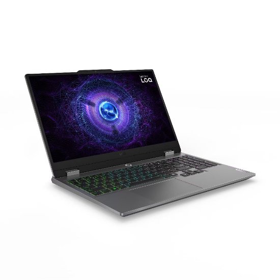 Laptop LENOVO LOQ 83DV017FSC / Core i7 13650HX, 24GB, 1TB SSD, nVidia GeForce RTX 4050, 15.6" FHD 144Hz IPS, bez OS, sivi