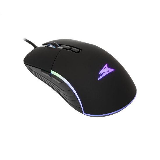 Miš BARACUDA BGM-011 Nautilus, RGB, optički, 12800dpi, crni
