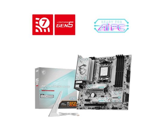 Matična ploča MSI B850M Gaming Plus WIFI, AMD B850, DDR5, mATX, s. AM5