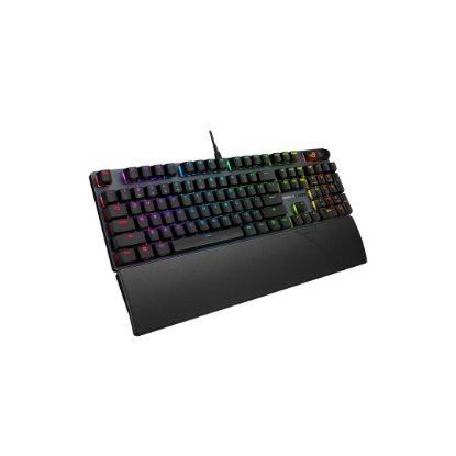 Tipkovnica ASUS ROG Strix Scope II X, RGB, mehanička, ROG NX Snow V2 switch, US Layout, crna, USB
