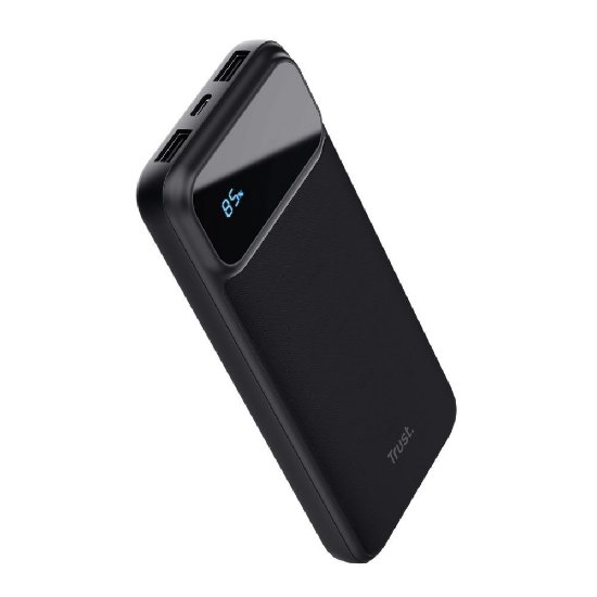Mobilni USB punjač TRUST Avala, 20000 mAh, PD, crni