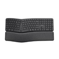 Tipkovnica TRUST Keyra Ergonomic, bežična, crna