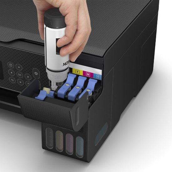 Multifunkcijski printer EPSON EcoTank L3280, printer/scanner/copy, 5760 x 1440, WiFi, USB, crni