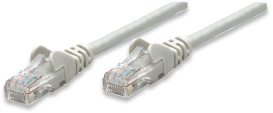 Kabel INTELLINET, patch CAT6, U/UTP, sivi, 1.5m