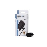 Kućni punjač BELINE BLNCB20L, 20W, PD3.0, USB-C, Lightning kabel, crni
