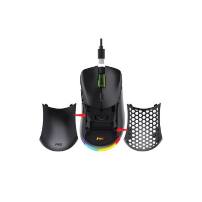 Miš MS Nemesis M900, bežićno, crni