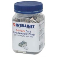 STP konektor INTELLINET Cat6 RJ45 Modular, trostruki zupčasti terminal - 90 Kom