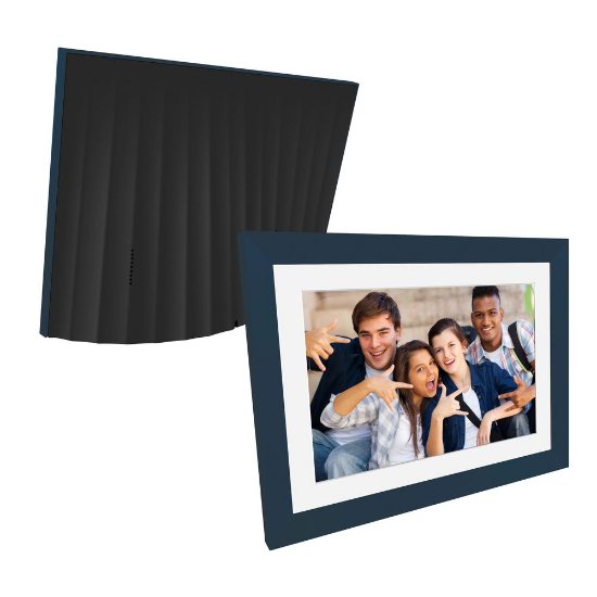 Digitalni okvir za fotografije YIO14A-10.1U, 10.1" ekran, microSD, WiFi, plavi