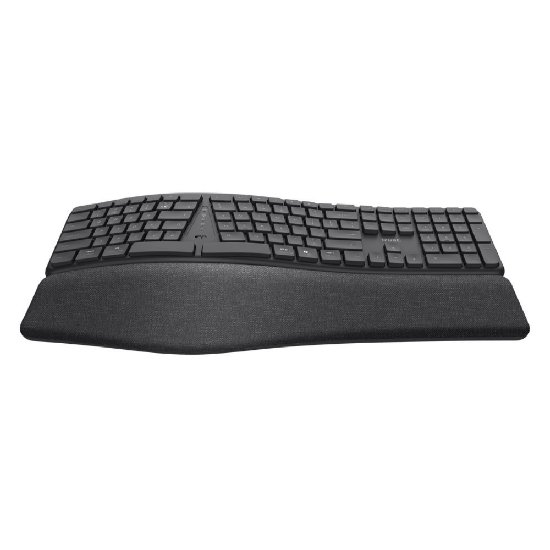 Tipkovnica TRUST Keyra Ergonomic, bežična, crna