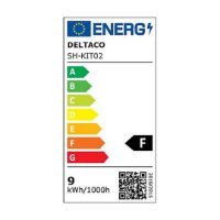 Pametni set DELTACO Starter Kit 2, kamera, žarulja, utičnica