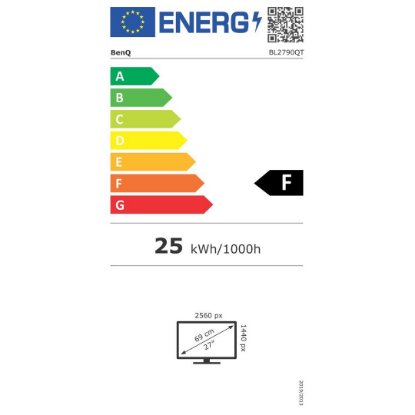 Monitor 27" BENQ BL2790QT 9H.LLLLA.TPE, QHD, IPS, 75Hz, 5ms, 350cd/m2, pivot, zvučnici, crni