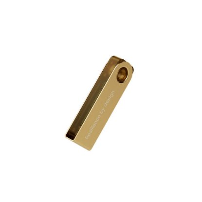 Bitcoin Wallet LEDGER Nano S Plus, USB-C, za kriptovalute, zlatni
