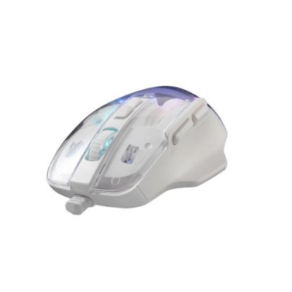 Miš BARACUDA Anglerfish, RGB, optički, 7200dpi, bijeli