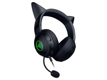 Slušalice RAZER Kraken Kitty V2, USB, crne