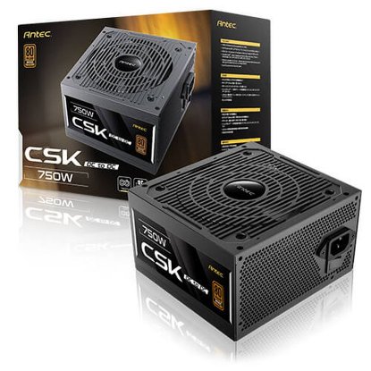 Napajanje 750W, ANTEC CSK DC 750, 120mm vent., 80+ Bronze
