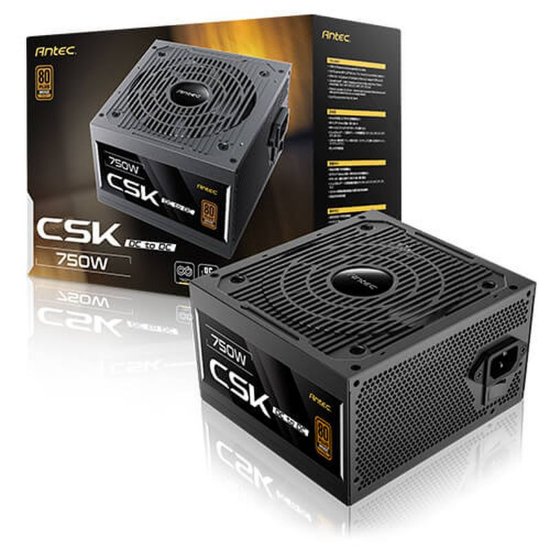Napajanje 750W, ANTEC CSK DC 750, 120mm vent., 80+ Bronze