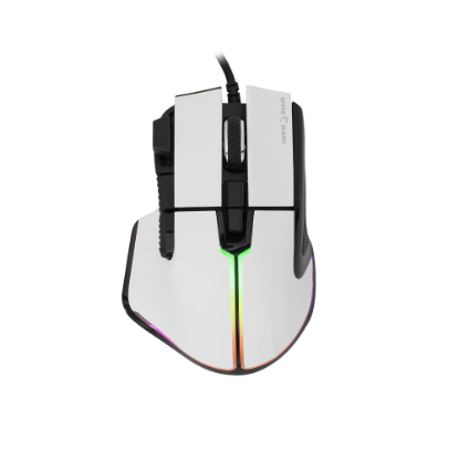 Miš WHITE SHARK Marrok GM-9006, 12000dpi, optički, žičani, bijeli