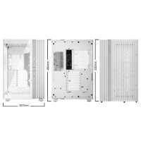 Kućište BE QUIET Light Base 900 DX, E-ATX, bijelo, bez napajanja